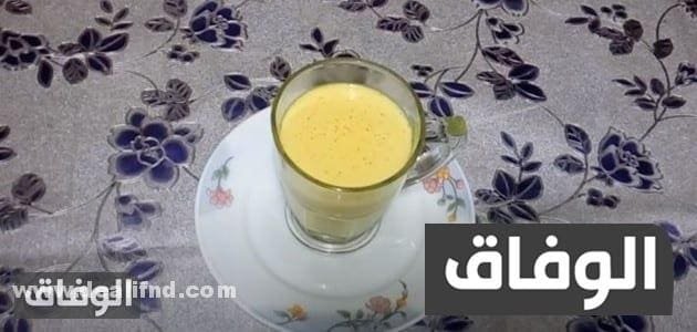 3) مشروب الكركم مع الحليب