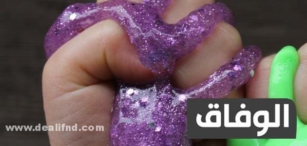 طريقة عمل السلايم الشفاف