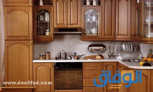 سعر مطبخ خشب قطعتين