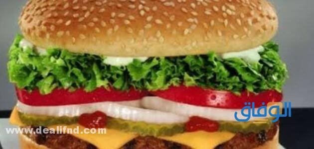 طريقة ترتيب سندوتش البرجر كالمطاعم