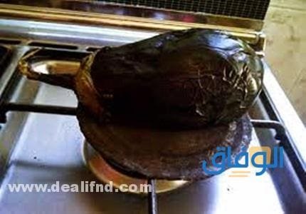 كيفية شوي الباذنجان على الغاز