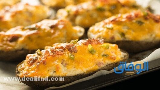 طريقة عمل بطاطس بالجبن في الفرن