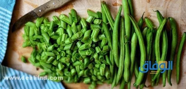 فاصوليا خضراء في الفرن