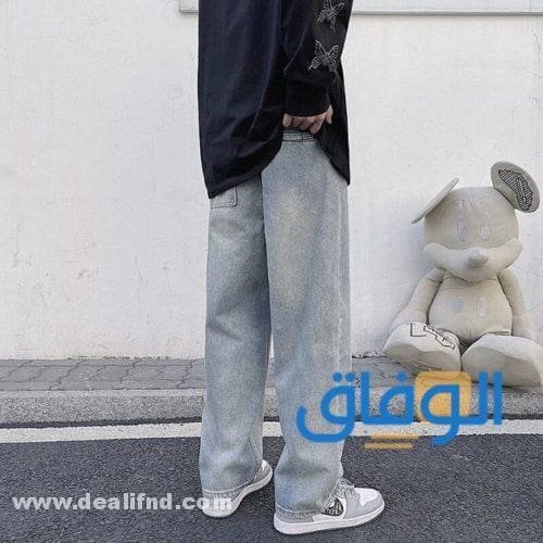 بالصور (بنطلون بوي فريند رجالي) موديلات 2024 بالسعر