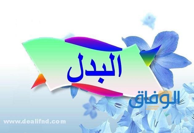 04 (أنواع البدل) كل من كل. بعض من كل. المباين. الاشتمال. !!