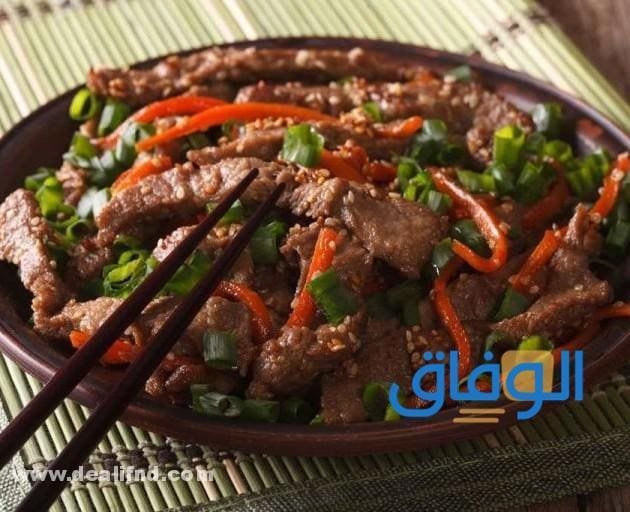 أشهر +07 (أكلات كوريةسهلة) المكونات والتحضير 한국 음식 اللحم المتبل (Bugogi)