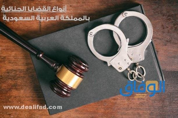 06 من أهم أنواع القضايا الجنائية بالمملكة العربية السعودية+ وأهم المعلومات عنها