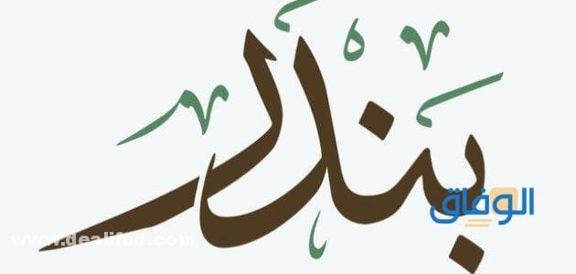 معنى اسم بندر