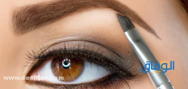 طريقة (رسمه حواجب) طبيعية مناسبة لشكل الوجه بالخطوات رسمه حواجب للعيون اللوزية