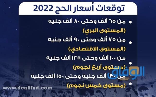 اسعار الحج من مصر | وأهم الضوابط والشروط اسعار الحج