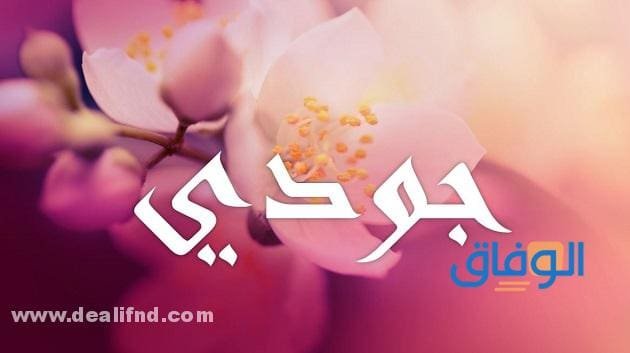 معنى اسم جودي