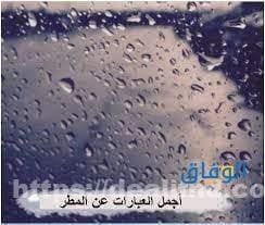 عبارة عن المطر أكثر من 10 عبارات عن سقوط المطر