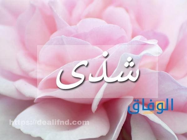 معنى اسم شذى