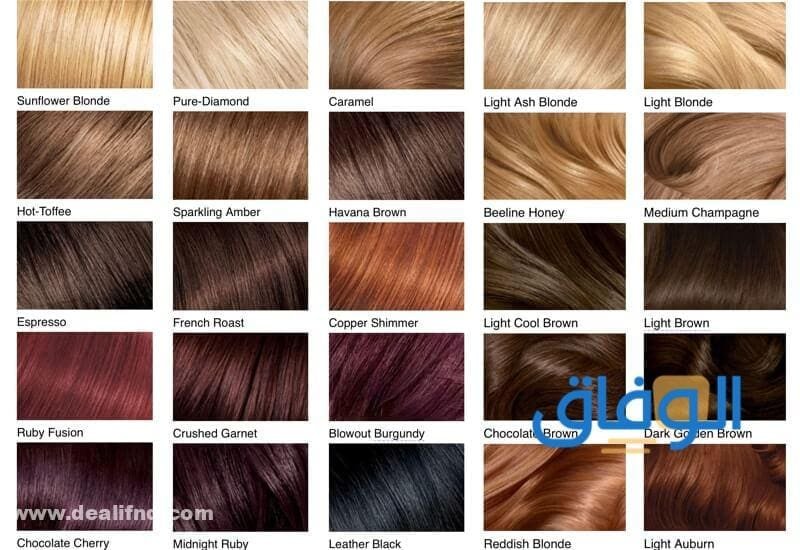 أشهر | الوان صبغات الشعر واسمائها 2024 الوان صبغات الشعر واسمائها