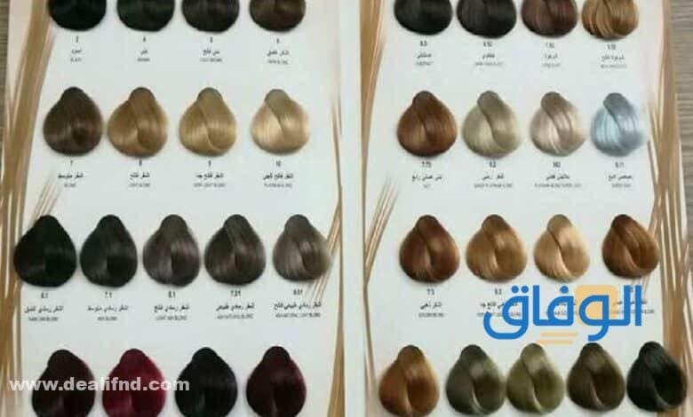 أشهر | الوان صبغات الشعر واسمائها 2024 طريقة اختيار رقم الصبغة المناسب