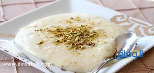 طريقة عمل رز بحليب