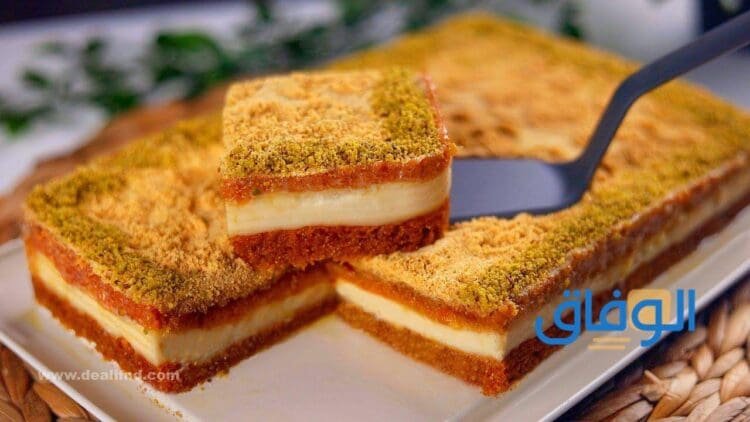 طريقة البسبوسة بالقشطة