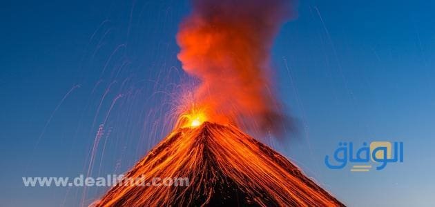 تتسبب البراكين في ماذا ؟