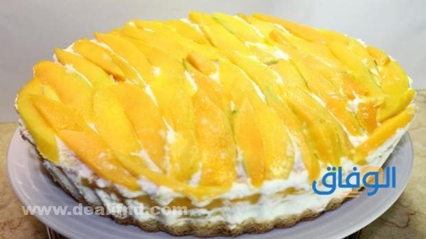 طريقة عمل الكنافة بالمانجو خطوة خطوة طريقة عمل الكنافة بالمانجو والكريم شانتيه