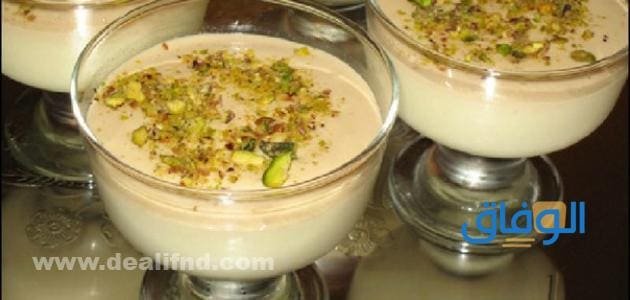 طريقة عمل المهلبية بالنشا | بالخطوات سهلة وبسيطة