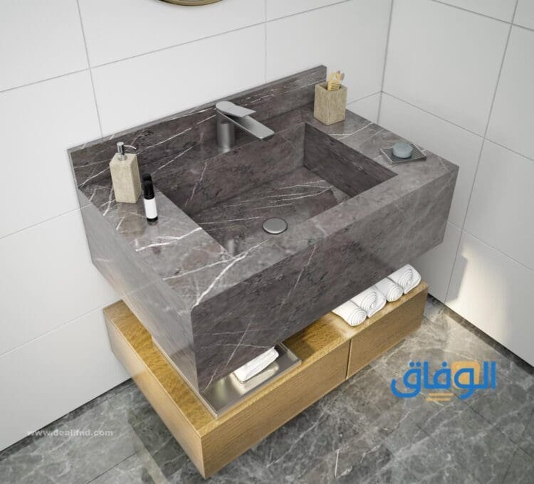 اشكال مغاسل رخام جديده