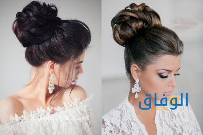 تسريحه شعر مرفوع | أجمل+10 تسريحات للشعر المرفوع سهلة وجديدة تسريحات شعر مرفوعة فخمة