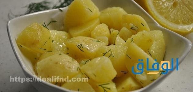 أكلات بالبطاطس المسلوقة