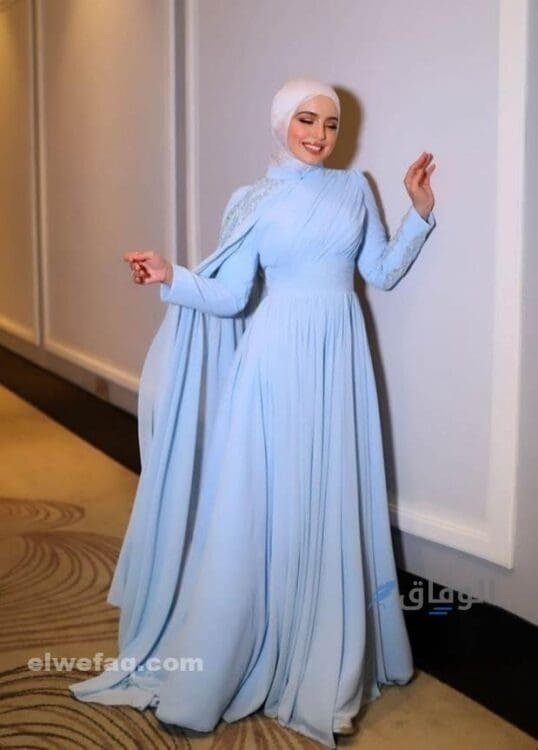 موديلات فساتين طويلة للمحجبات | أفضل 15 موديل من موديلات فساتين للمحجبات موديلات فساتين طويلة للمحجبات