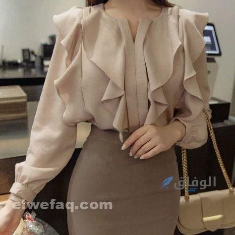 موديلات بلوزات | صور أحدث موديلات البلوزات للتفصيل موديلات بلوزات