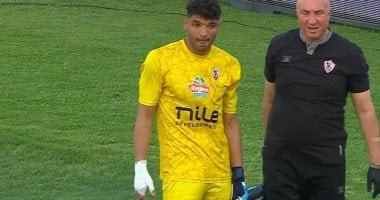إصابة محمد صبحى فى مباراة الزمالك وسيراميكا والرمادى يدفع بـ عواد