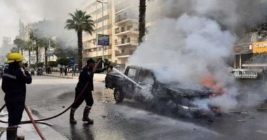 السيطرة على حريق سيارة نقل فى الدقى دون إصابات