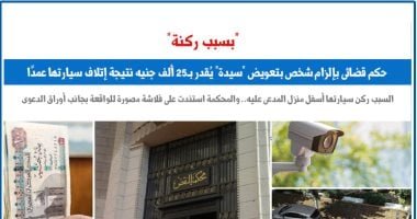 بسبب ركنة.. حكم قضائى بتعويض “سيدة” نتيجة إتلاف سيارتها عمدًا.. برلماني