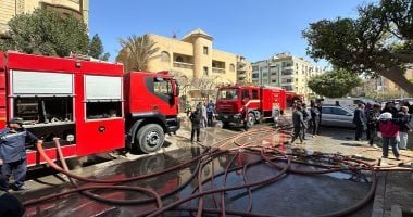 حريق هائل فى مخزن خردة بالدقهلية وأنباء عن وقوع إصابات