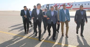 محافظ الوادي الجديد يستقبل وزير البترول والثروة المعدنية في زيارته للمحافظة