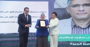 محافظة الجيزة تحقق المركز الأول على مستوى الوجه القبلى في خفض معدل الإنجاب