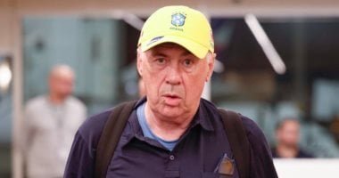 منتخب البرازيل يجهز حفل تقديم كارلو أنشيلوتى لوسائل الإعلام