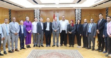 وفد صينى رفيع المستوى يزور المركز القومى للبحوث لتعزيز التعاون المشترك